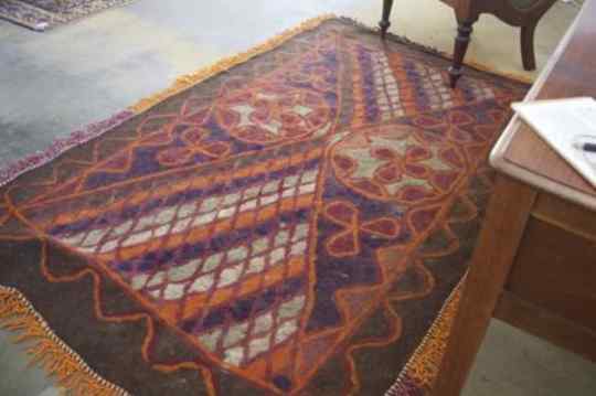Felted Wool Balouchi Rug